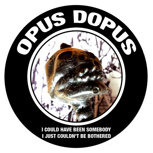 John Strutton Opus Dopus Beermat, 2012, domobaal, go to Opus Dopus, the video