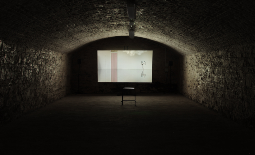 Ailbhe Ní Bhriain 'Passages' Installation view in Cork Bonded Warehouses, in Sounds From A Safe Harbour, a festival of music, art and conversation, curated by Bryce Dessner (The National) & Mary Hickson, Cork, Ireland, 2015