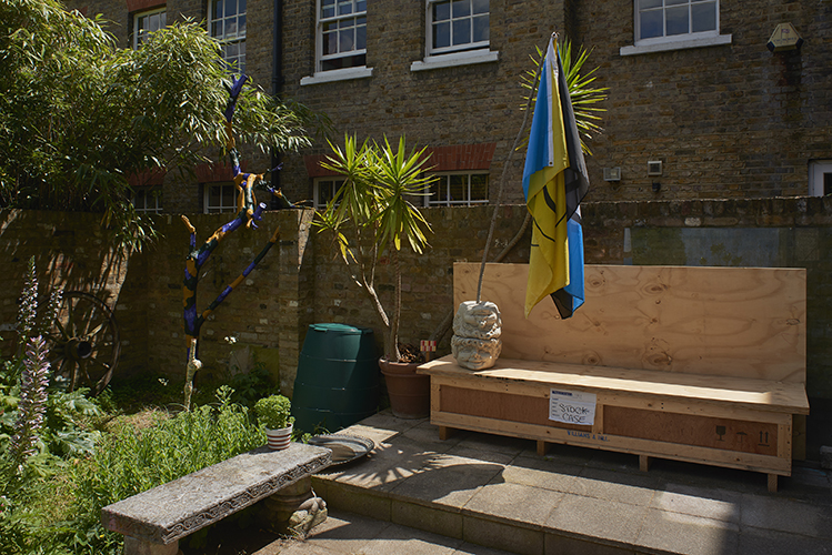 'Backyard Sculpture' gallery installation view, photo by Andy Keate