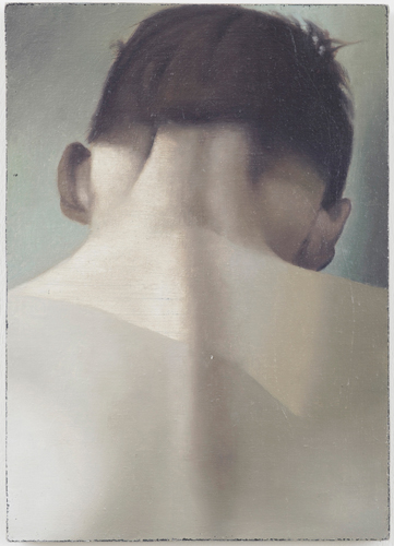 Christopher Hanlon 'Back' 37×26cm/14.5×10.2in oil on linen stretched over board, 2012, photo by Andy Keate, courtesy domobaal