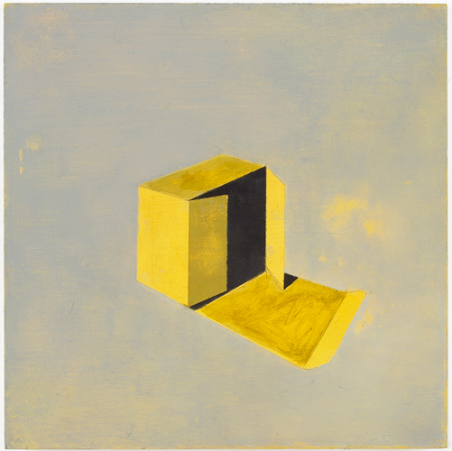 Christopher Hanlon 'Untitled (Box)' oil on board, 30×30cm/12×12in, 2008, photo by Andy Keate, courtesy domobaal