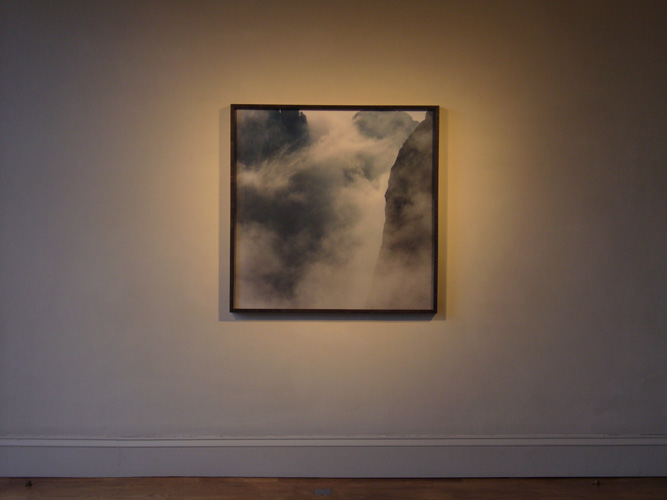 Daniel Gustav Cramer, installation view of 'Untitled (Mountain #06, 2007) (photo: Daniel Gustav Cramer)