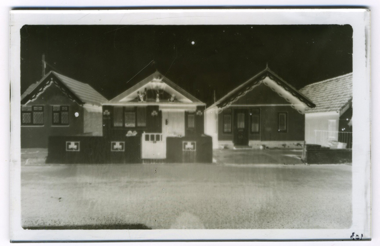 The Rural College of Art 'Carland' one from a series of pinhole photographs, each: gelatin silver and bitumen on glass, unique, 9×14cm 2006, presented on a solid american black walnut shelf, 10cm deep × 2.5cm high × variable length