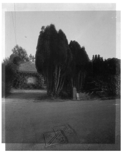 David Gates 'Windmill Road' silver gelatin and bitumen on cardboard, 26.5×23cm (10.4×9in) 2012