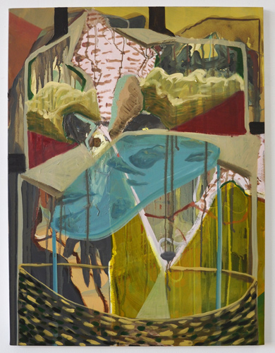 Damien Flood 'Basin' oil on cotton, 80×60cm, 2012