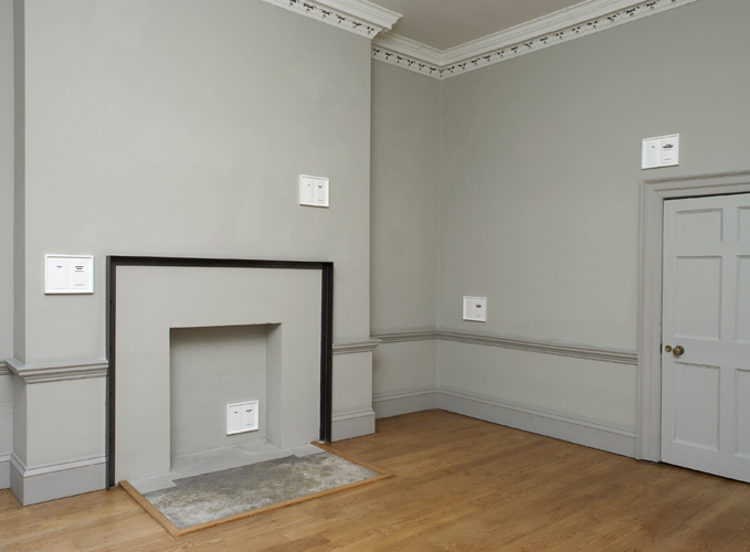 James Brooks 'The Information Exchange' installation view, 2012