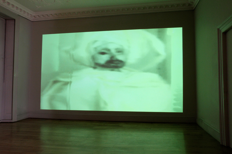 John Strutton 'Opus Dopus' (still) HDTV video, colour, sound, 16:06min, 2012, installation view at domobaal