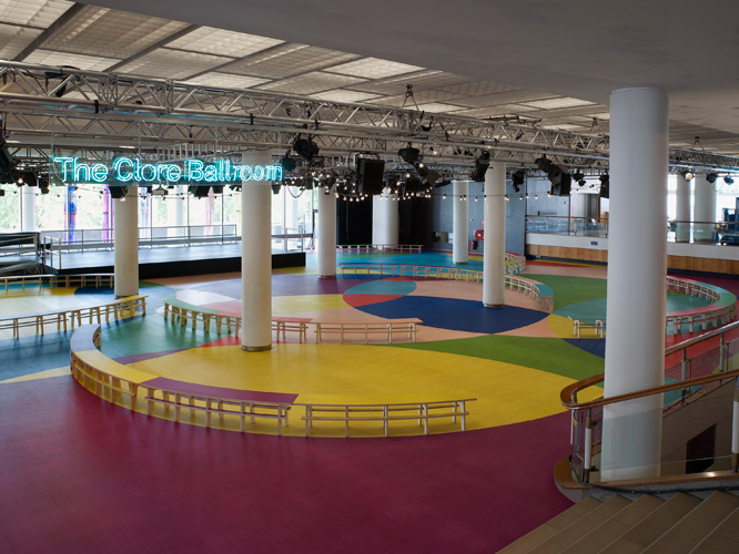 Lothar Götz: Happy Together, commission for The Clore Ballroom at the Festival Hall, Southbank Centre for the Festival of Love, Summer 2014, installation photography by Andy Keate