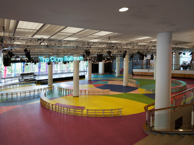 Lothar Götz 'Happy Together' Clore Ballroom for the Love Festival, Festival Hall, South Bank Centre, London, 2014, photo Andy Keate