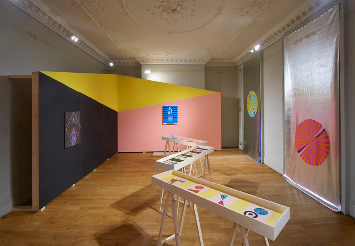 Lothar Götz 'Pas de Trois' installation view, photo by Andy Keate