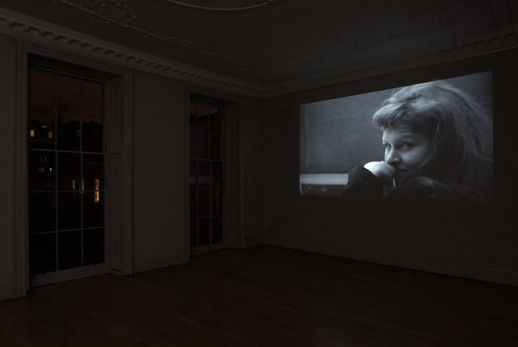 Lucy Pawlak and Martin Clark 'MC4LP' video still, 2007, installation photo by Andy Keate at domobaal.