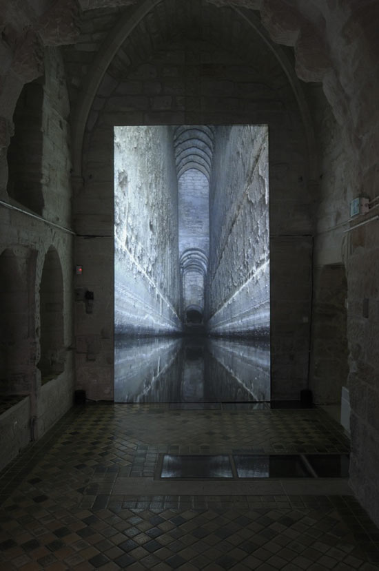 Marcel Dinahet at L'Abbaye de Maubuisson, installation view, 2010–2011.