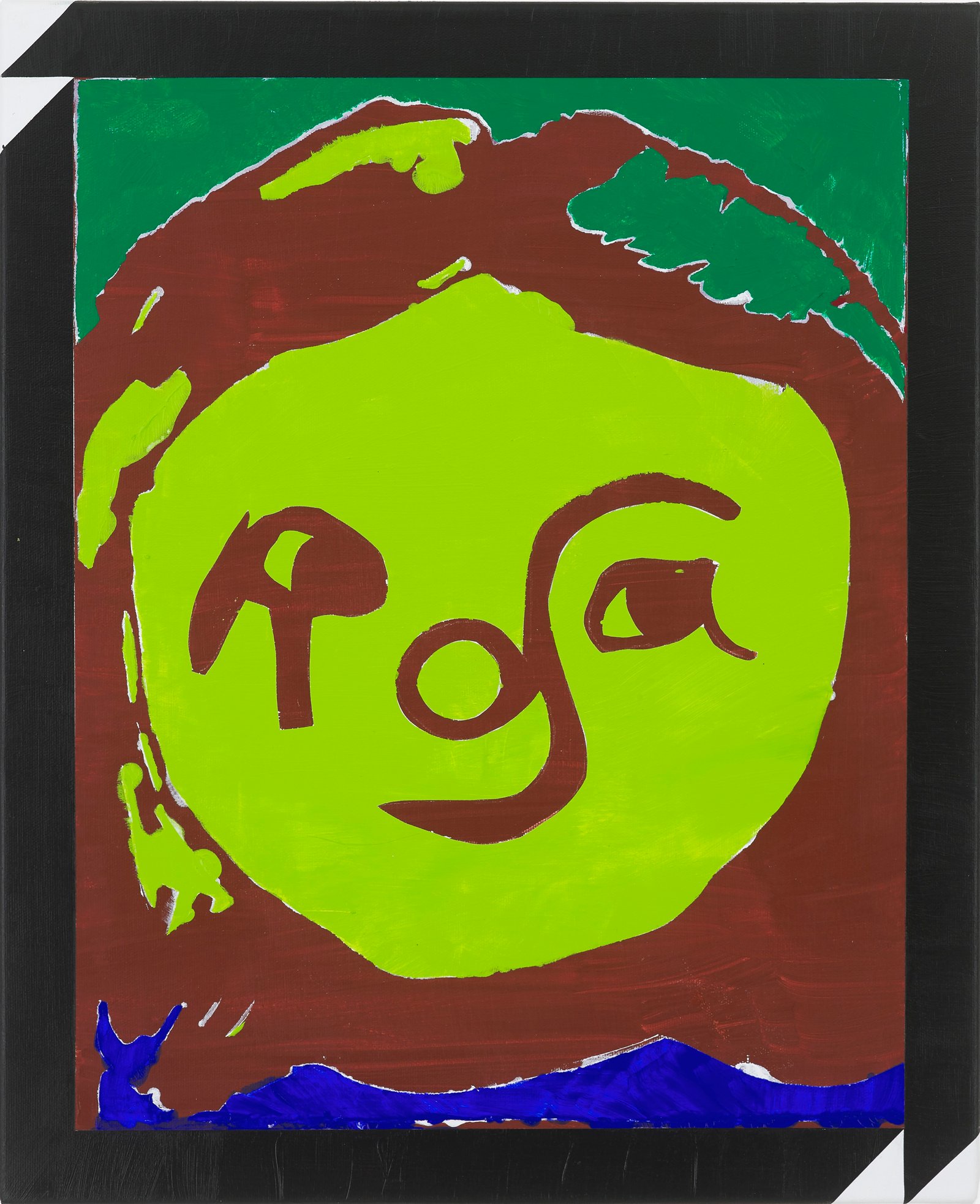 Neil Zakiewicz 'Rosa', acrylic on canvas, wood subframe, 50×45cm 2025, photography by Andy Keate Neil Zakiewicz 'Rosa', acrylic on canvas, wood subframe, 50×45cm 2025, photography by Andy Keate