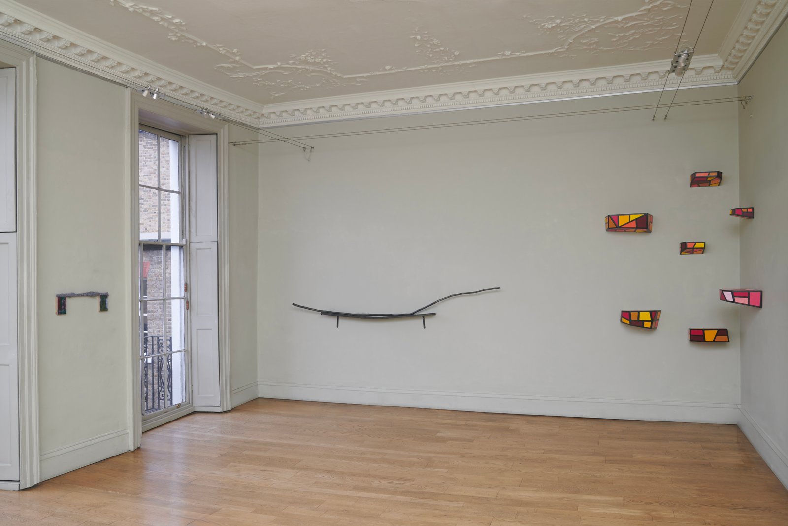 domobaal is delighted to present 'Shelf': Alice Wilson, Alison Wilding, Dominic Beattie, Fabian Peake, Karolina Albricht, Maud Cotter, Mhairi Vari, Neil Zakiewicz, Nicky Hirst, Phyllida Barlow and Richard Woods, in an exhibition curated by Neil Zakiewicz.