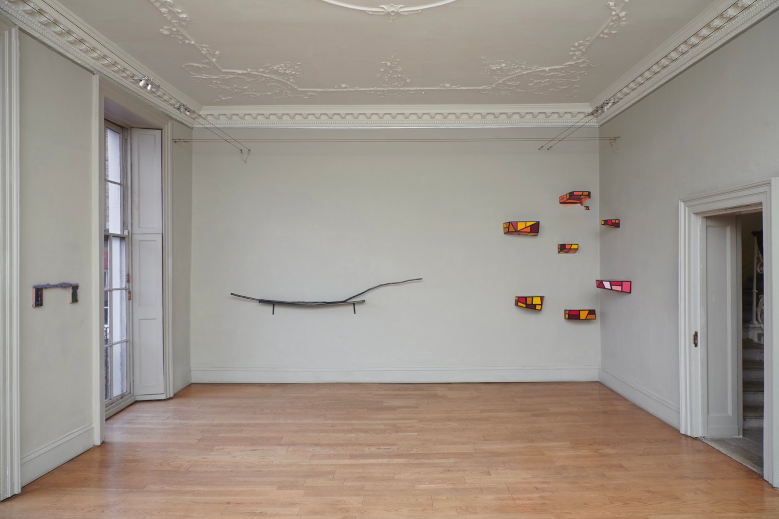 domobaal is delighted to present 'Shelf': Alice Wilson, Alison Wilding, Dominic Beattie, Fabian Peake, Karolina Albricht, Maud Cotter, Mhairi Vari, Neil Zakiewicz, Nicky Hirst, Phyllida Barlow and Richard Woods, in an exhibition curated by Neil Zakiewicz.